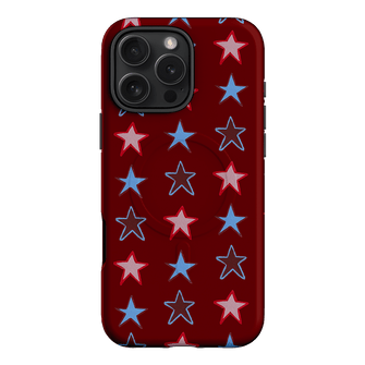 Lucky Stars Rouge Printed Phone Cases iPhone 16 Pro Max / Armoured MagSafe by BG. Studio - The Dairy