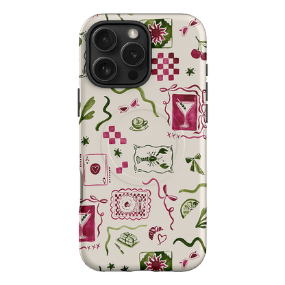 Martini Gal Printed Phone Cases iPhone 16 Pro Max / Armoured MagSafe by Charlie Taylor - The Dairy