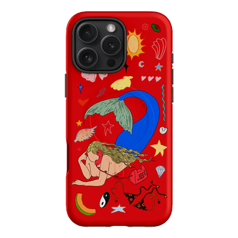 Mermaid Salad Scarlet Printed Phone Cases iPhone 16 Pro Max / Armoured MagSafe by Easty Beasty - The Dairy