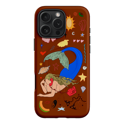Mermaid Salad Chocolate Printed Phone Cases iPhone 16 Pro Max / Armoured MagSafe by Easty Beasty - The Dairy