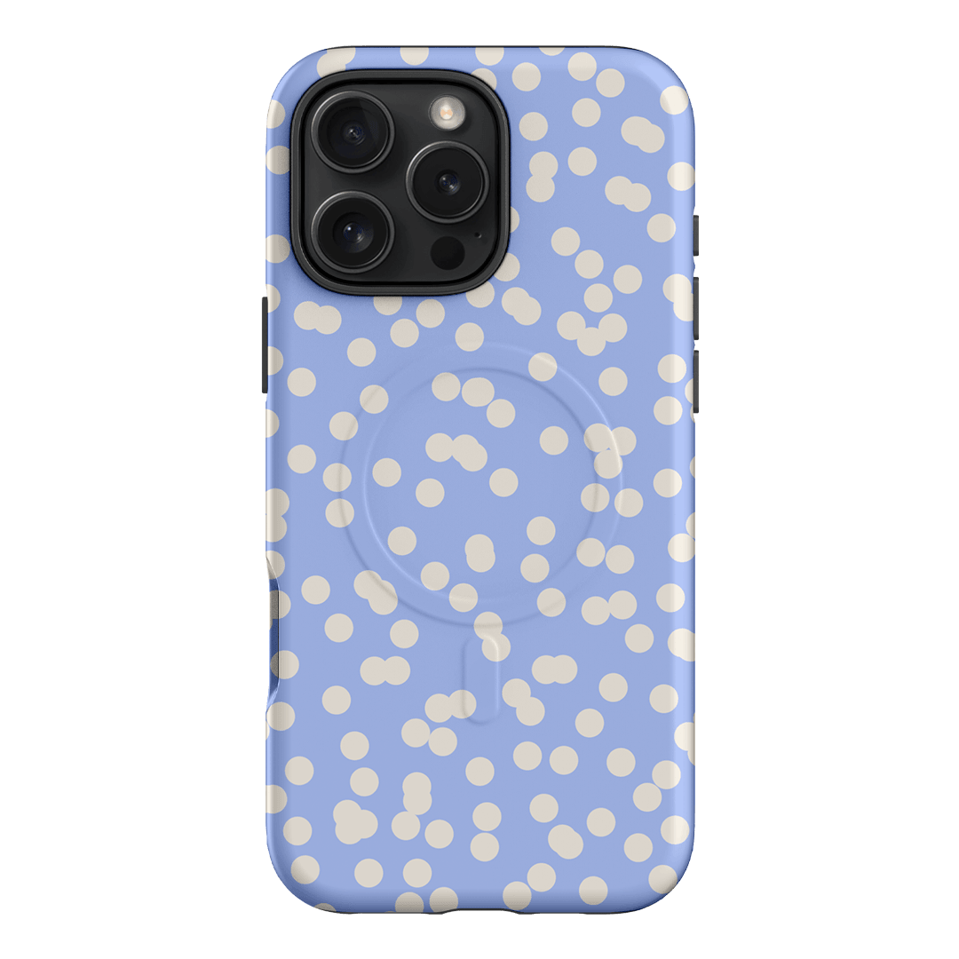 Mini Confetti Periwinkle Salt Printed Phone Cases iPhone 16 Pro Max / Armoured MagSafe by Veronica Tucker - The Dairy