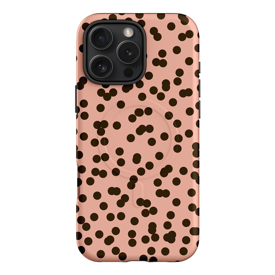 Mini Confetti Pink Chocolate Printed Phone Cases iPhone 16 Pro Max / Armoured MagSafe by Veronica Tucker - The Dairy