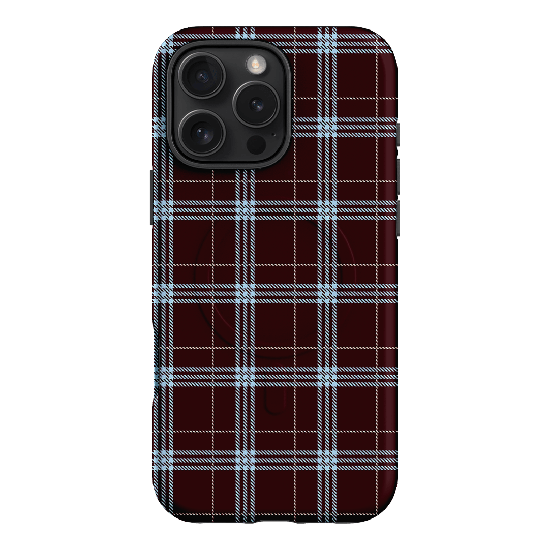 Mocha Plaid Printed Phone Cases iPhone 16 Pro Max / Armoured MagSafe by The Dairy - The Dairy