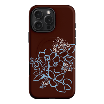 Mocha Posy Printed Phone Cases iPhone 16 Pro Max / Armoured MagSafe by Typoflora - The Dairy