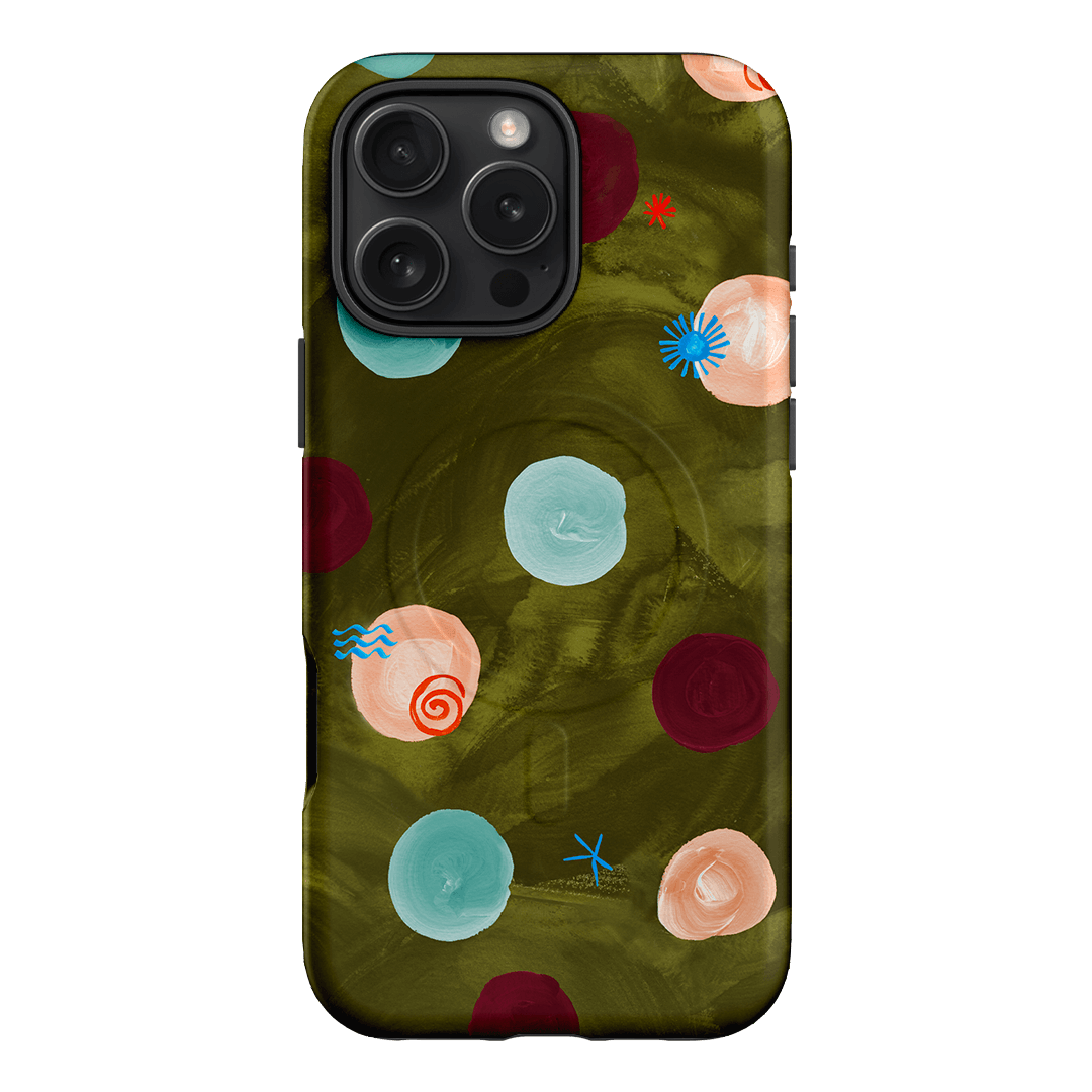 Olive Spot Printed Phone Cases iPhone 16 Pro Max / Armoured MagSafe by Charlie Taylor - The Dairy