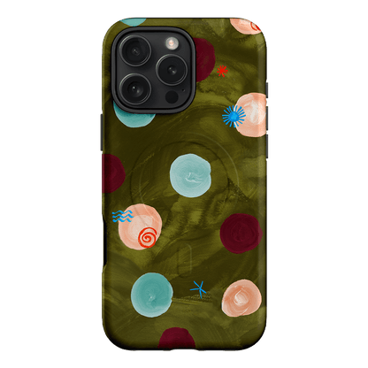 Olive Spot Printed Phone Cases iPhone 16 Pro Max / Armoured MagSafe by Charlie Taylor - The Dairy