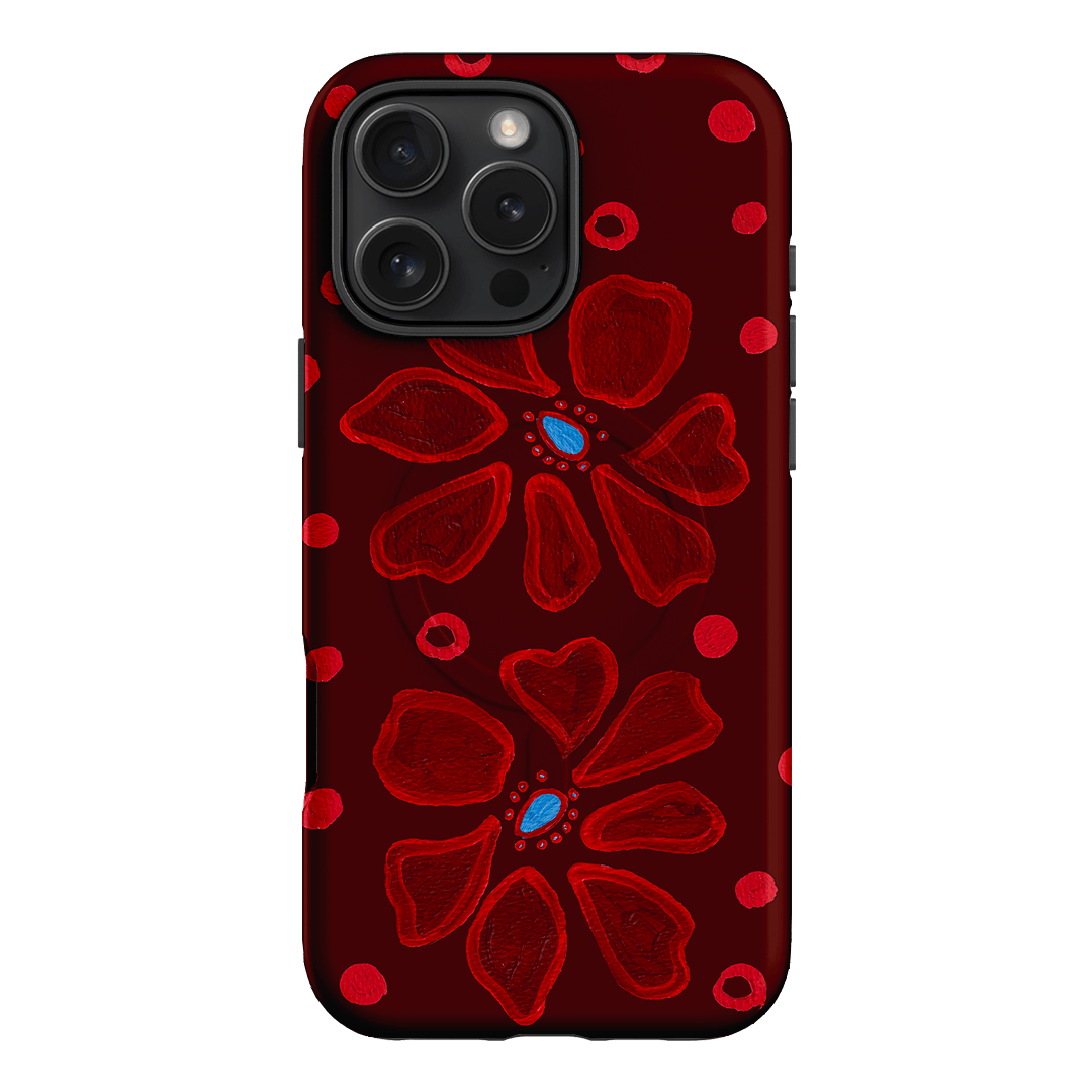 Painted Petal Rouge Printed Phone Cases iPhone 16 Pro Max / Armoured MagSafe by BG. Studio - The Dairy