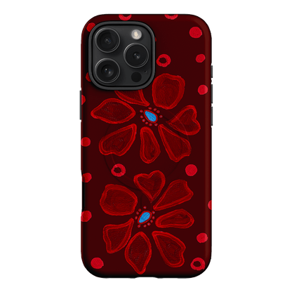 Painted Petal Rouge Printed Phone Cases iPhone 16 Pro Max / Armoured MagSafe by BG. Studio - The Dairy