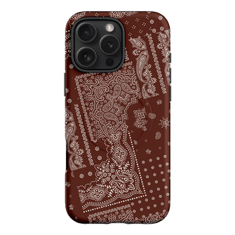 Paisley Cinnamon Printed Phone Cases iPhone 16 Pro Max / Armoured MagSafe by The Dairy - The Dairy