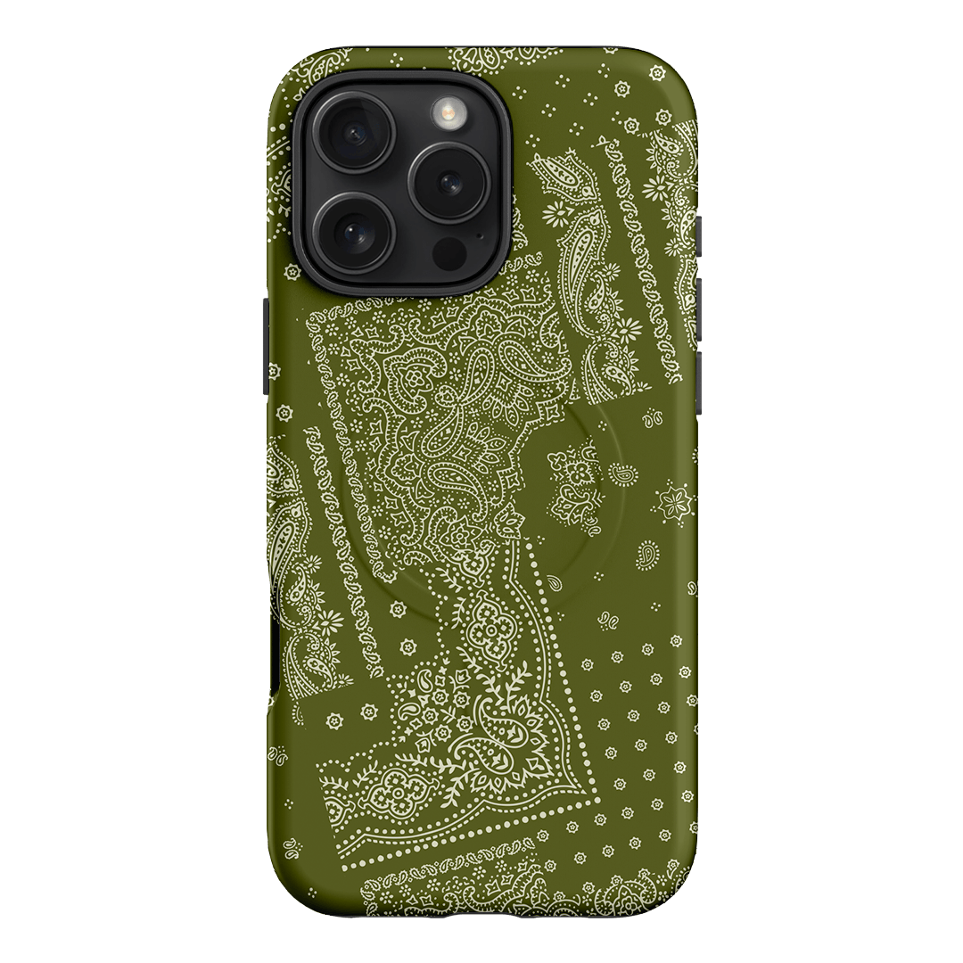 Paisley Fern Printed Phone Cases iPhone 16 Pro Max / Armoured MagSafe by The Dairy - The Dairy