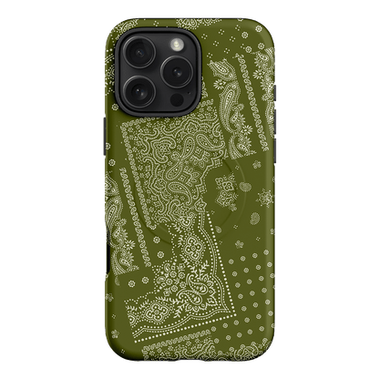 Paisley Fern Printed Phone Cases iPhone 16 Pro Max / Armoured MagSafe by The Dairy - The Dairy