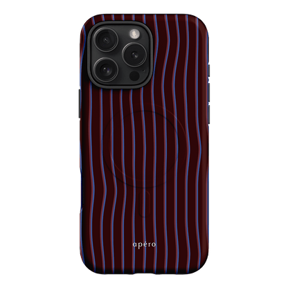 Panama Burgundy Printed Phone Cases iPhone 16 Pro Max / Armoured MagSafe by Apero - The Dairy