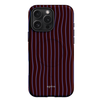 Panama Burgundy Printed Phone Cases iPhone 16 Pro Max / Armoured MagSafe by Apero - The Dairy