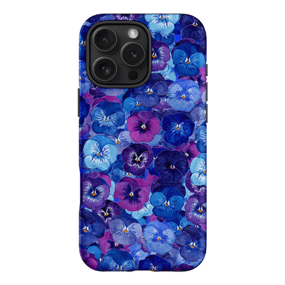 Pansy Jumble Printed Phone Cases iPhone 16 Pro Max / Armoured MagSafe by Kayla Henley - The Dairy