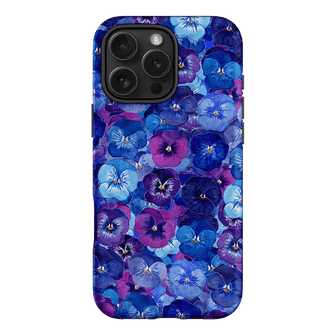 Pansy Jumble Printed Phone Cases iPhone 16 Pro Max / Armoured MagSafe by Kayla Henley - The Dairy