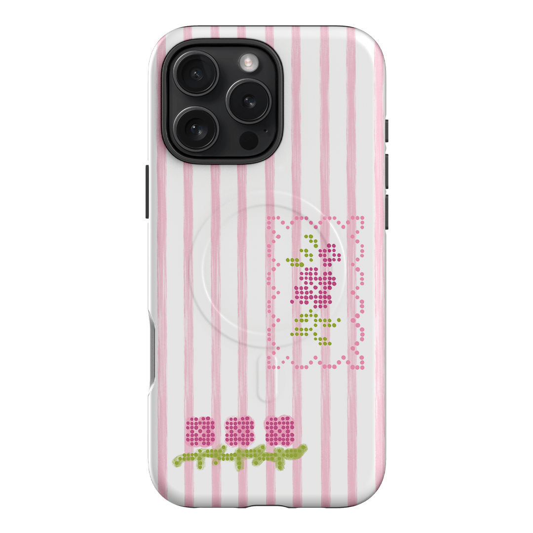 Patchwork Pink Printed Phone Cases iPhone 16 Pro Max / Armoured MagSafe by Kayla Carr - The Dairy