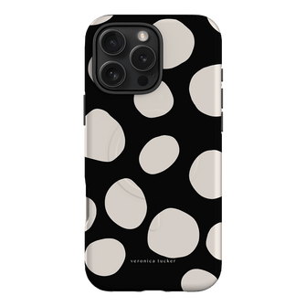 Pebbles Noir Printed Phone Cases iPhone 16 Pro Max / Armoured MagSafe by Veronica Tucker - The Dairy