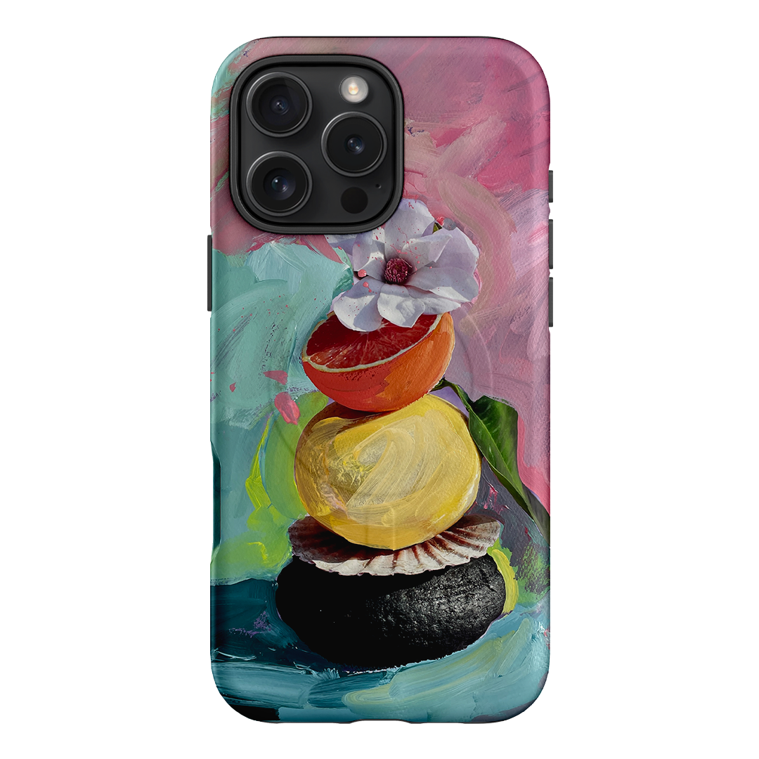 Pink Splash Printed Phone Cases iPhone 16 Pro Max / Armoured MagSafe by Nicole Nelius - The Dairy