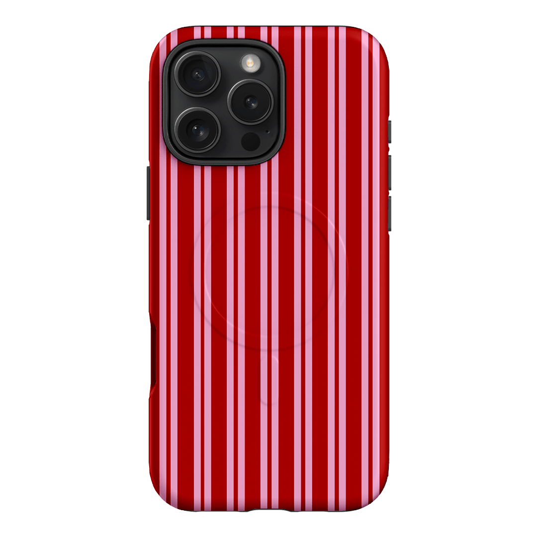 Punch Stripes Printed Phone Cases iPhone 16 Pro Max / Armoured MagSafe by The Dairy - The Dairy