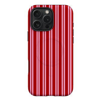Punch Stripes Printed Phone Cases iPhone 16 Pro Max / Armoured MagSafe by The Dairy - The Dairy