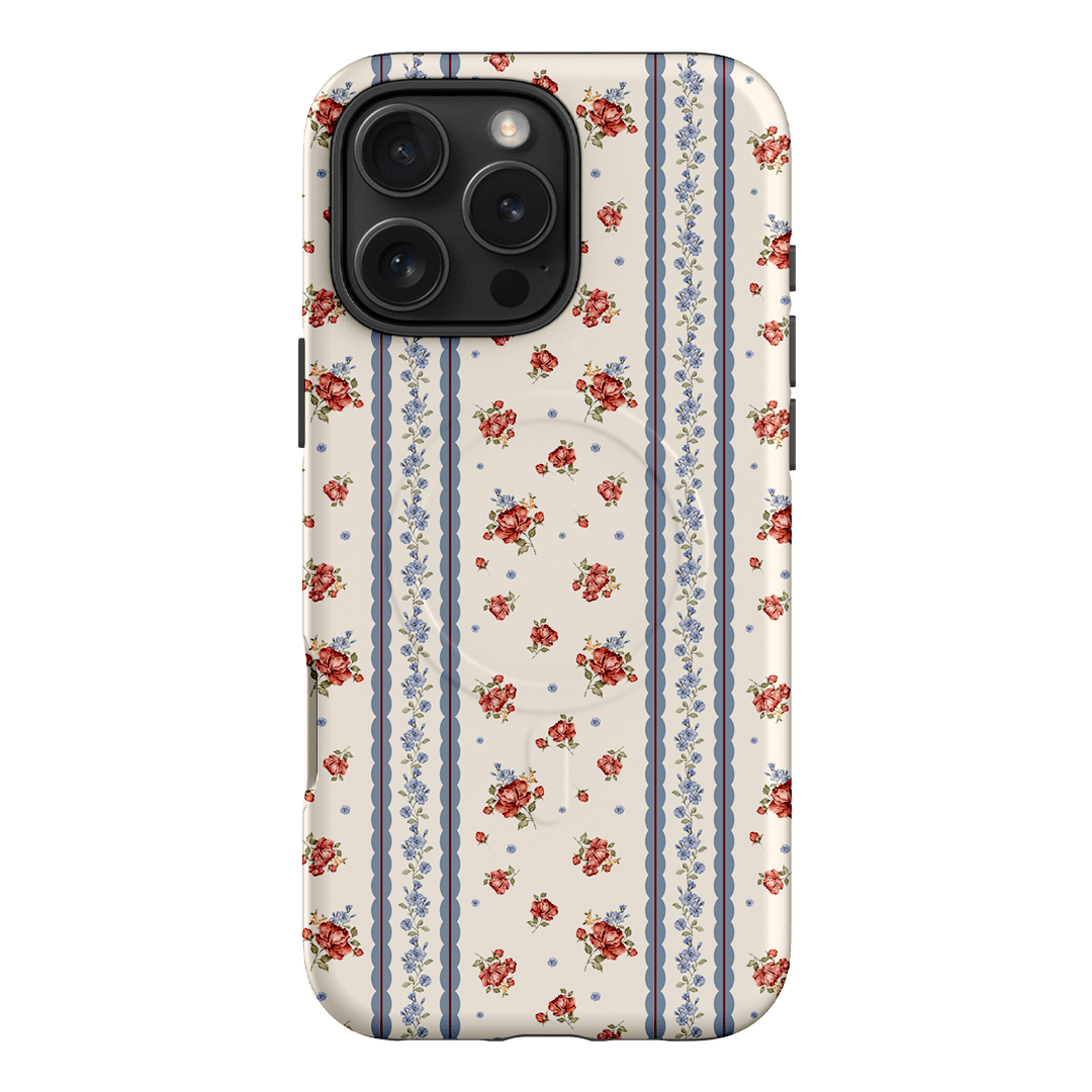 Rose Stripe Printed Phone Cases iPhone 16 Pro Max / Armoured MagSafe by Kasiags Art - The Dairy