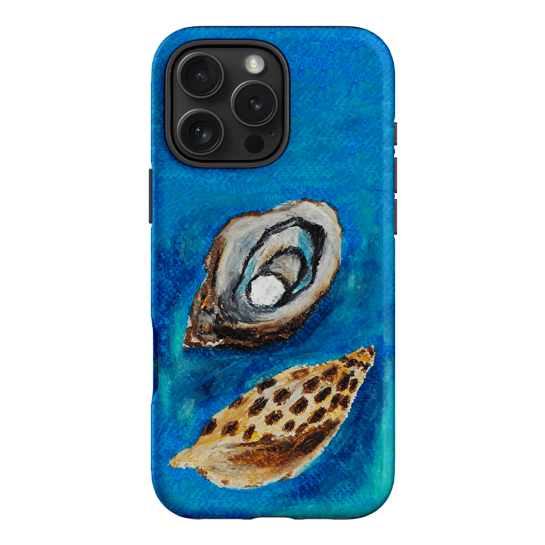 Sea Shells Printed Phone Cases iPhone 16 Pro Max / Armoured MagSafe by Lisa Hu - The Dairy