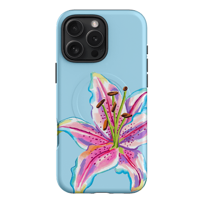 Sky Lily Printed Phone Cases iPhone 16 Pro Max / Armoured MagSafe by Femke Studio - The Dairy