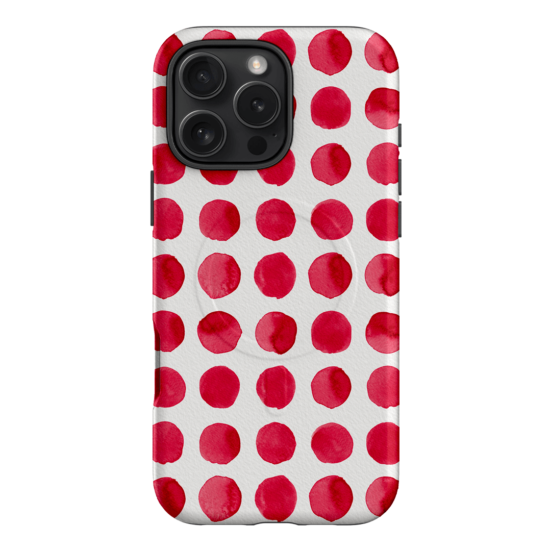 Spots in Red Printed Phone Cases by The Dairy - The Dairy