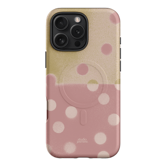 Strawberry Polka Dot Printed Phone Cases iPhone 16 Pro Max / Armoured MagSafe by Jasmine Dowling - The Dairy
