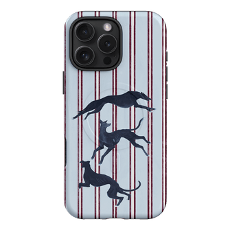 Stripey Hounds Printed Phone Cases iPhone 16 Pro Max / Armoured MagSafe by Lisa Hu - The Dairy