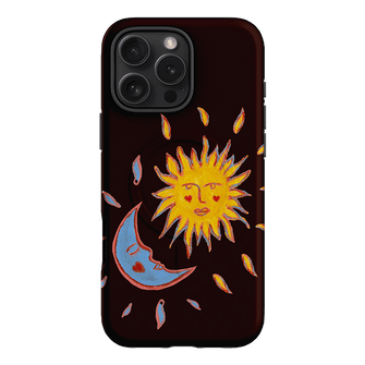 Sun & Moon Plum Printed Phone Cases iPhone 16 Pro Max / Armoured MagSafe by BG. Studio - The Dairy