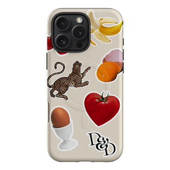 Sunday Stickers Cream Printed Phone Cases iPhone 16 Pro Max / Armoured MagSafe by Desmond & Dempsey - The Dairy