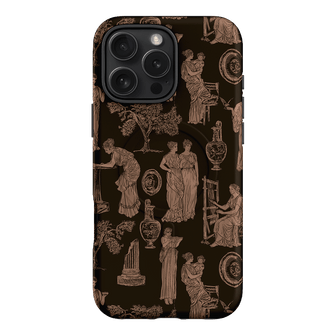 Symposium Burnt Umber Printed Phone Cases iPhone 16 Pro Max / Armoured MagSafe by Veronica Tucker - The Dairy