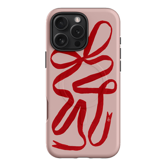 Valentine Ribbon Printed Phone Cases iPhone 16 Pro Max / Armoured MagSafe by Jasmine Dowling - The Dairy