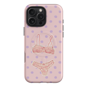 Vintage Gingham Printed Phone Cases iPhone 16 Pro Max / Armoured MagSafe by Kayla Carr - The Dairy