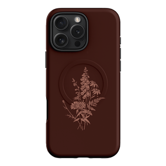 Wildflowers Mocha Printed Phone Cases iPhone 16 Pro Max / Armoured MagSafe by Typoflora - The Dairy