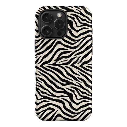 Zebra Ink Printed Phone Cases iPhone 16 Pro Max / Armoured MagSafe by The Dairy - The Dairy