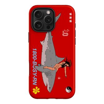 1800-Busy Rn in Red Printed Phone Cases iPhone 16 Pro Max / Armoured by Easty Beasty - The Dairy