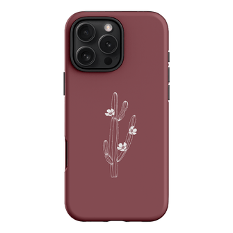 Cactus Flower Printed Phone Cases iPhone 16 Pro Max / Armoured by Typoflora - The Dairy