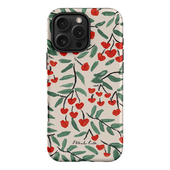 Cherry Love Printed Phone Cases iPhone 16 Pro Max / Armoured by Phthalo Ruth - The Dairy