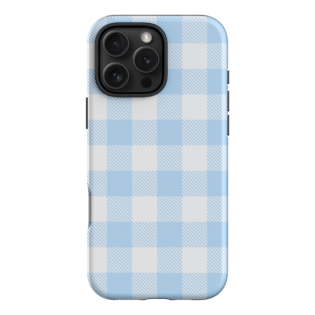 Cloud Plaid Printed Phone Cases iPhone 16 Pro Max / Armoured by The Dairy - The Dairy
