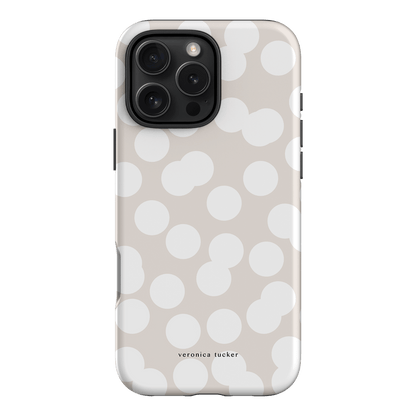 Confetti White Printed Phone Cases iPhone 16 Pro Max / Armoured by Veronica Tucker - The Dairy