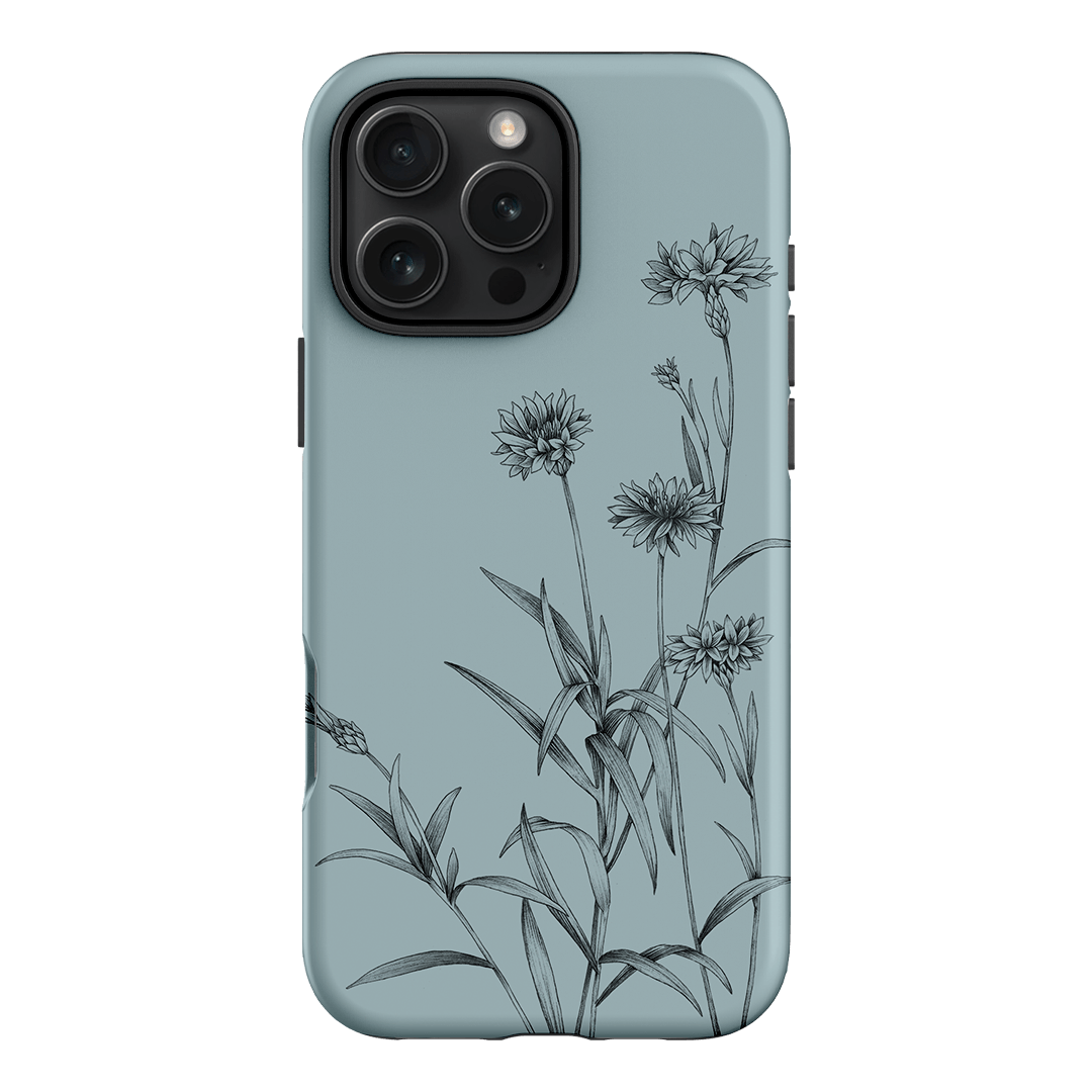Cornflowers Study Printed Phone Cases iPhone 16 Pro Max / Armoured by Typoflora - The Dairy