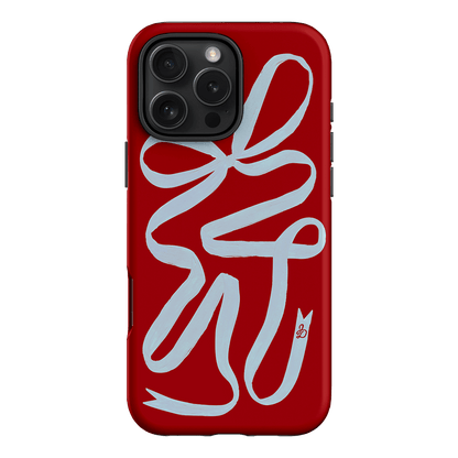 Cottage Ribbon Printed Phone Cases iPhone 16 Pro Max / Armoured by Jasmine Dowling - The Dairy