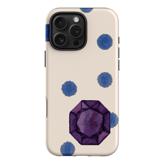 February Amethyst Printed Phone Cases iPhone 16 Pro Max / Armoured by Joiana - The Dairy