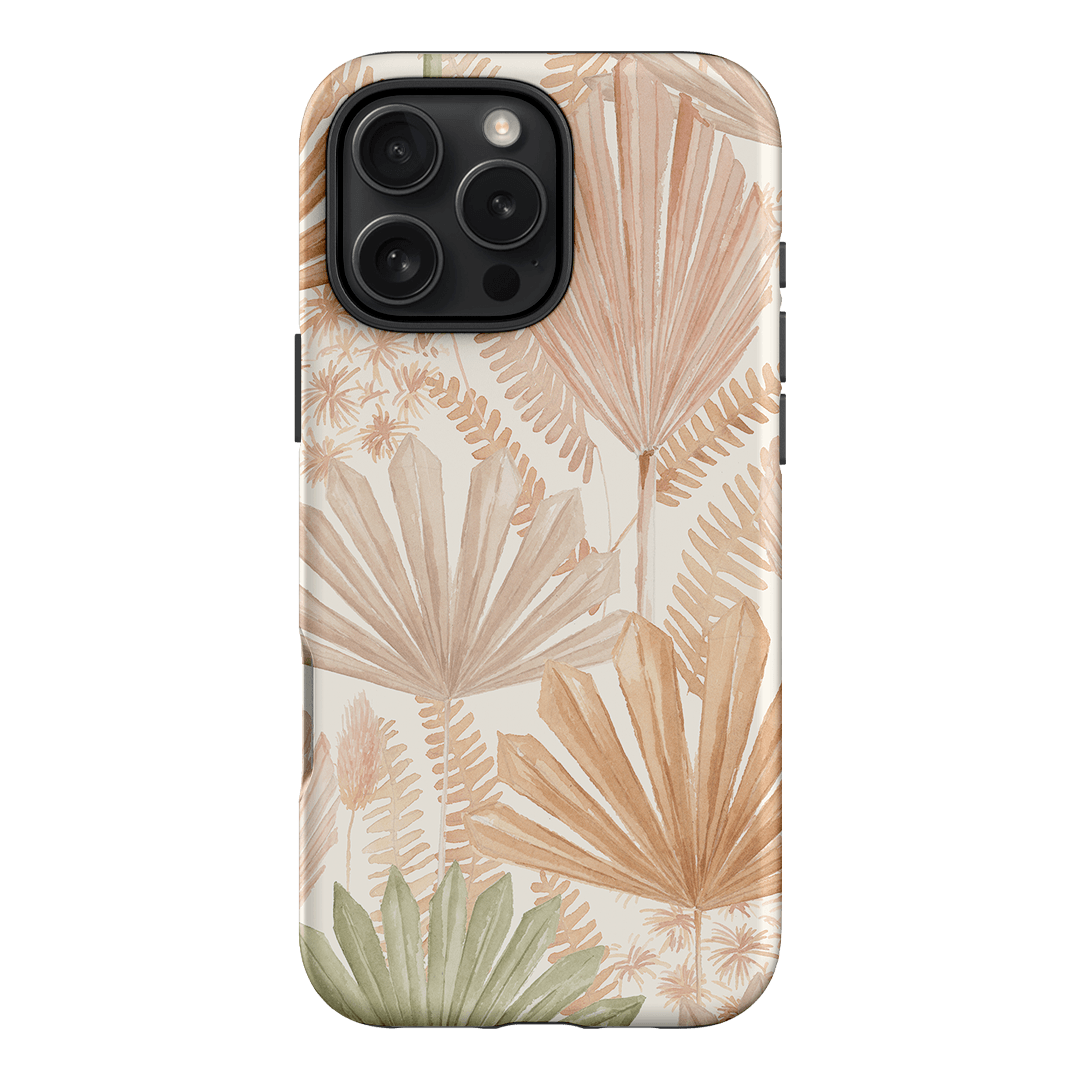 Golden Palm Printed Phone Cases iPhone 16 Pro Max / Armoured by Cass Deller - The Dairy