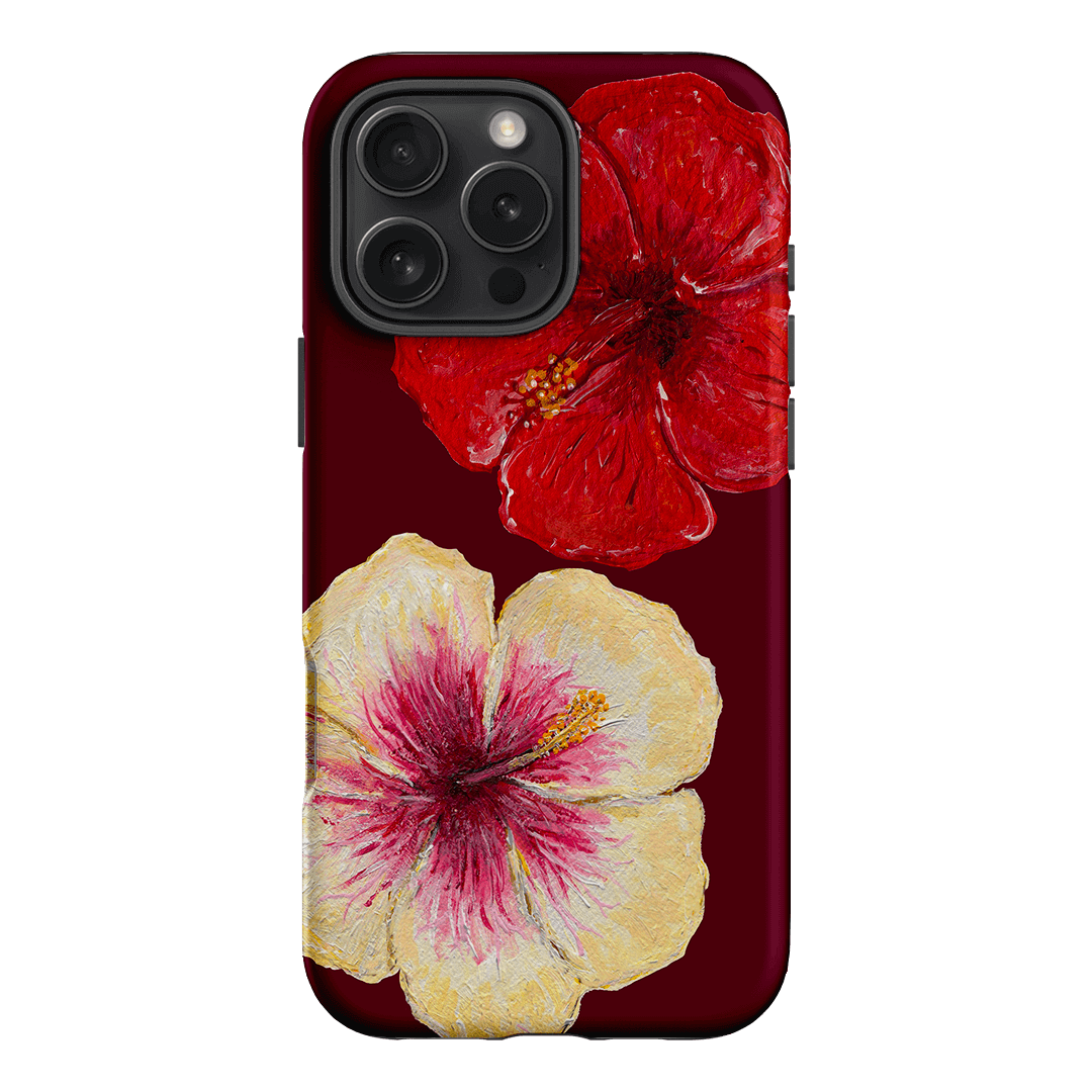 Hibiscus Flower Printed Phone Cases iPhone 16 Pro Max / Armoured by BG. Studio - The Dairy