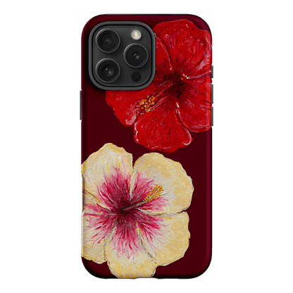 Hibiscus Flower Printed Phone Cases iPhone 16 Pro Max / Armoured by BG. Studio - The Dairy