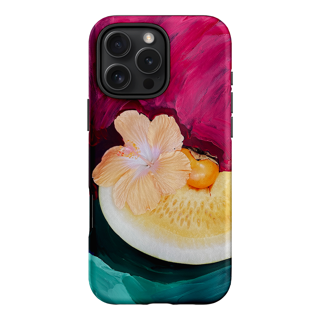 Hibiscus Melon Printed Phone Cases iPhone 16 Pro Max / Armoured by Nicole Nelius - The Dairy