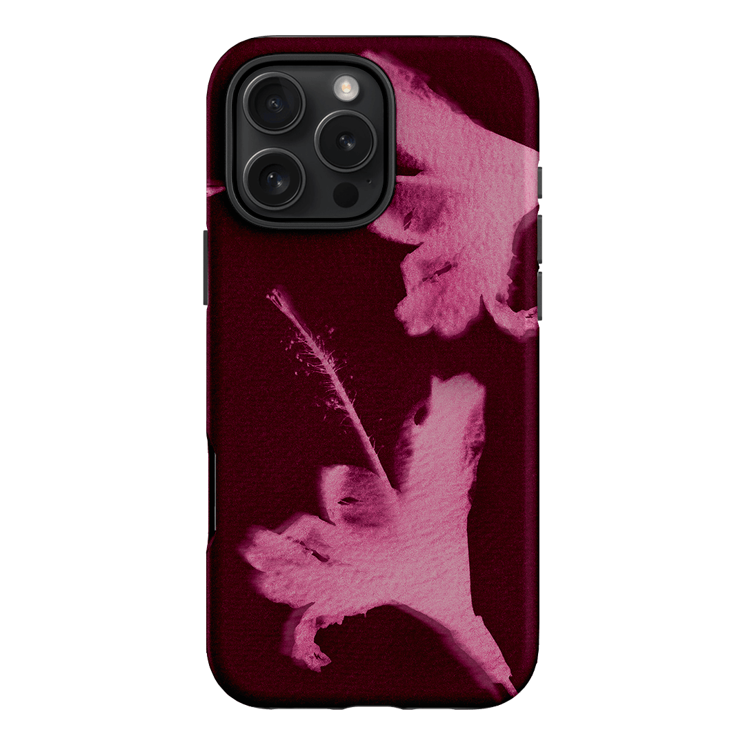 Hibiscus Glow Printed Phone Cases iPhone 16 Pro Max / Armoured by Sally Hungerford - The Dairy